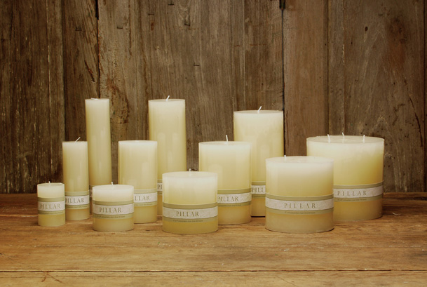 Basic Pillar Candle 3-Wick